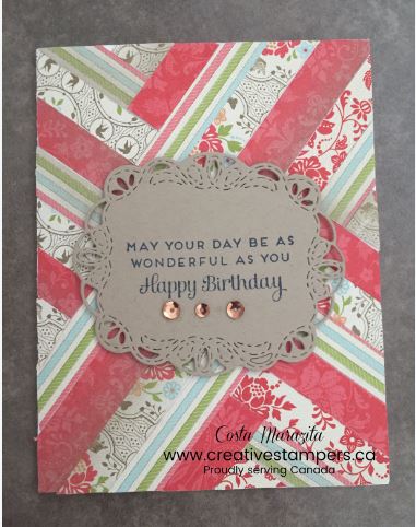 4 Ways to Use Up Left Over Patterned Paper