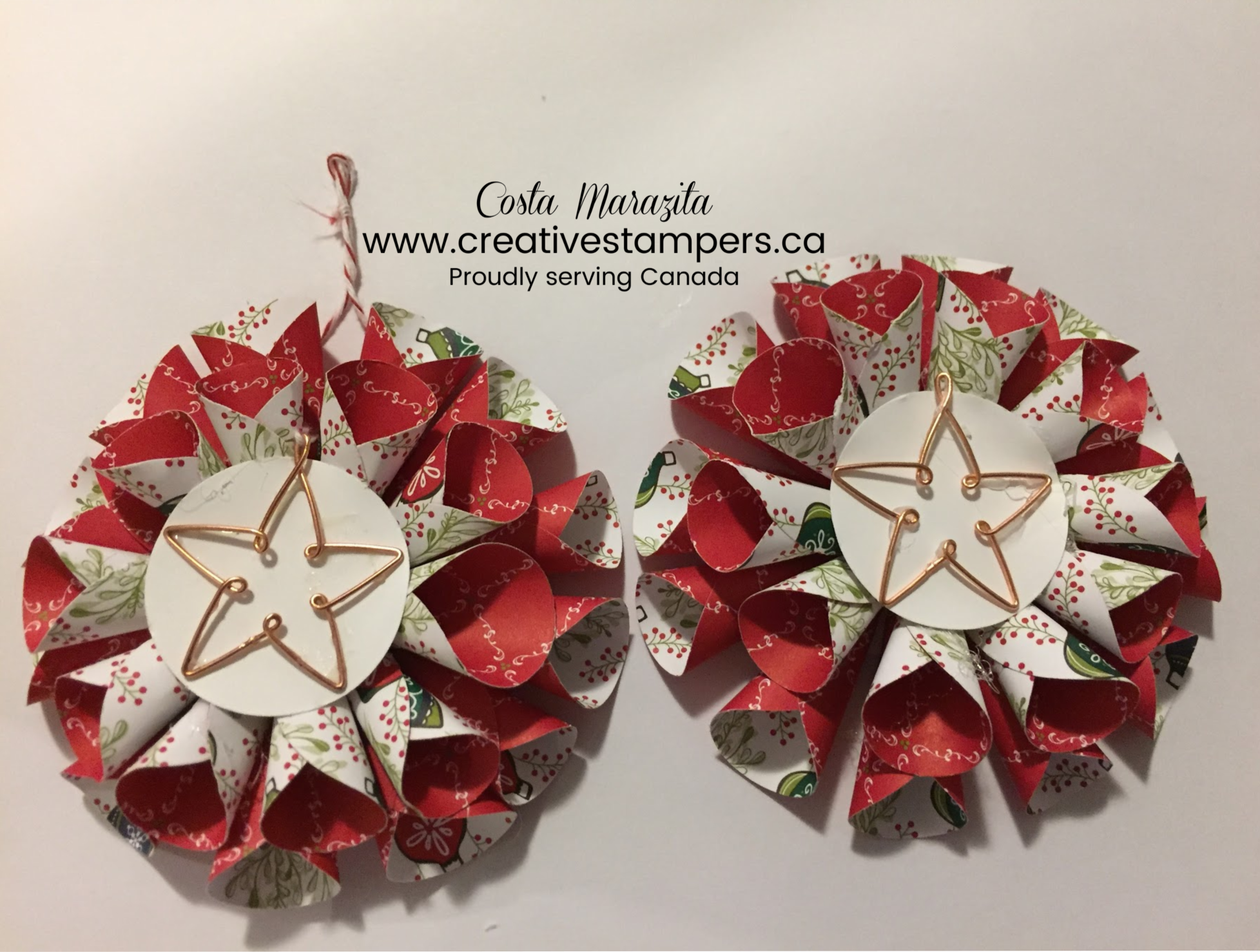 4 Quick, Easy & Pretty Christmas Ornaments