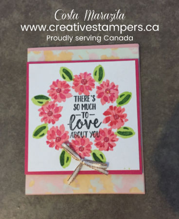 DIY Handmade Valentine Card Wreath