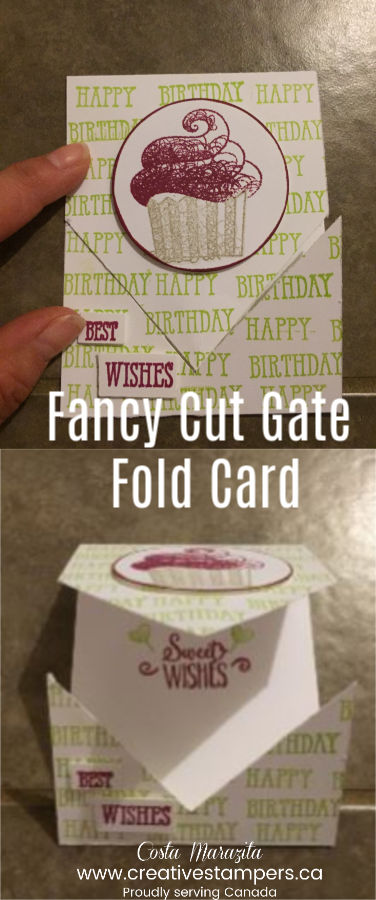 Fancy Cut Gate Fold Card