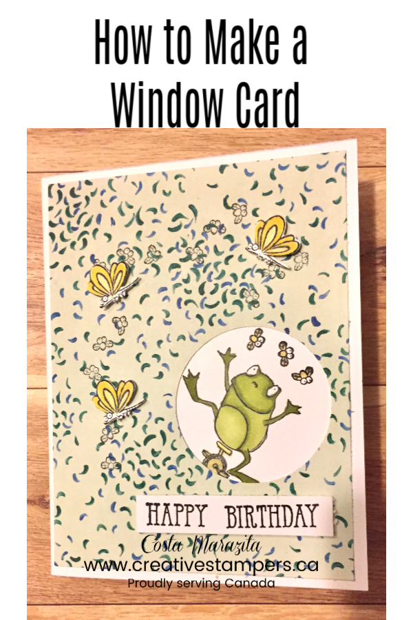 How to Make a Window Card